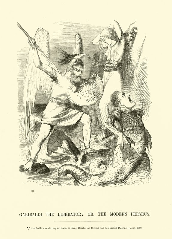 Garibaldi il liberatore; o il moderno Perseo da English School