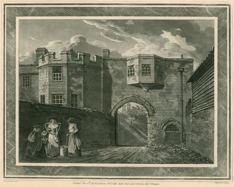 Portale del vecchio Palazzo di Richmond, Surrey da English School
