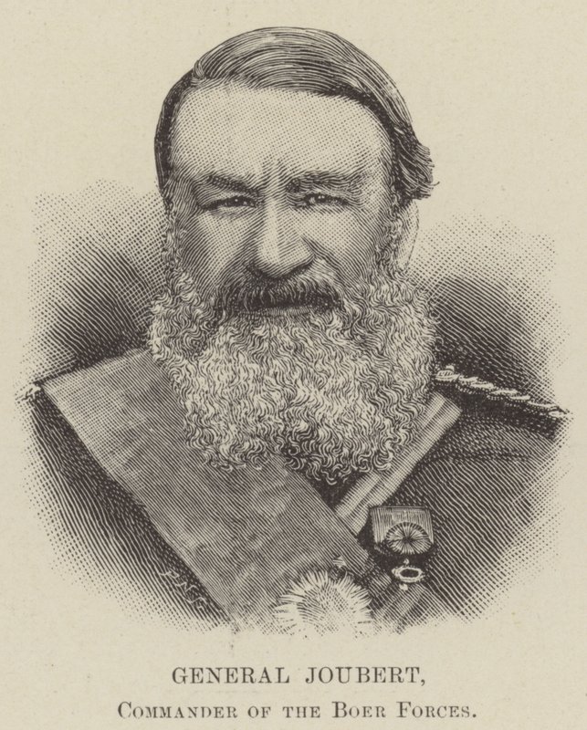 Il generale Joubert, comandante delle forze boere da English School