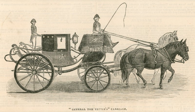 La carrozza del Generale Tom Thumb da English School