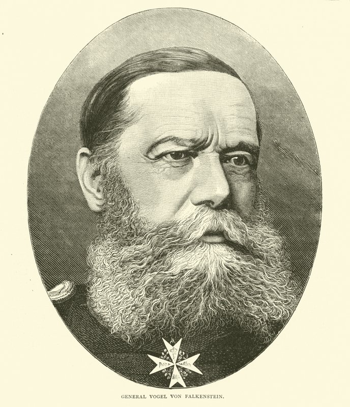 Generale Vogel Von Falkenstein, settembre 1870 da English School