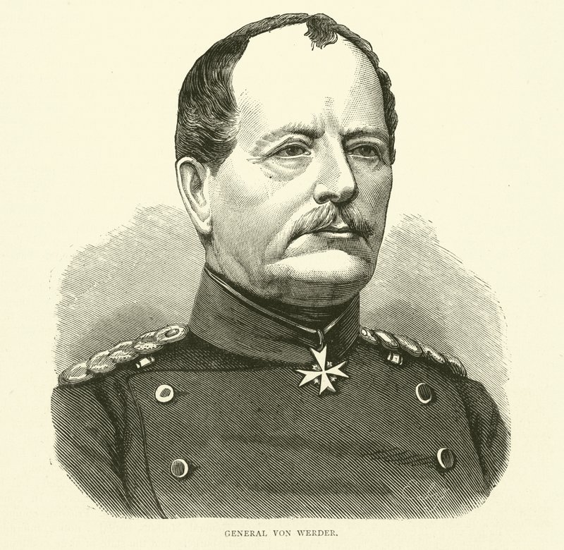 Generale Von Werder, settembre 1870 da English School