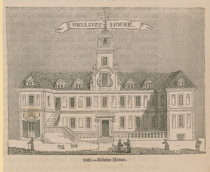 Veduta generale di Belsize House da English School