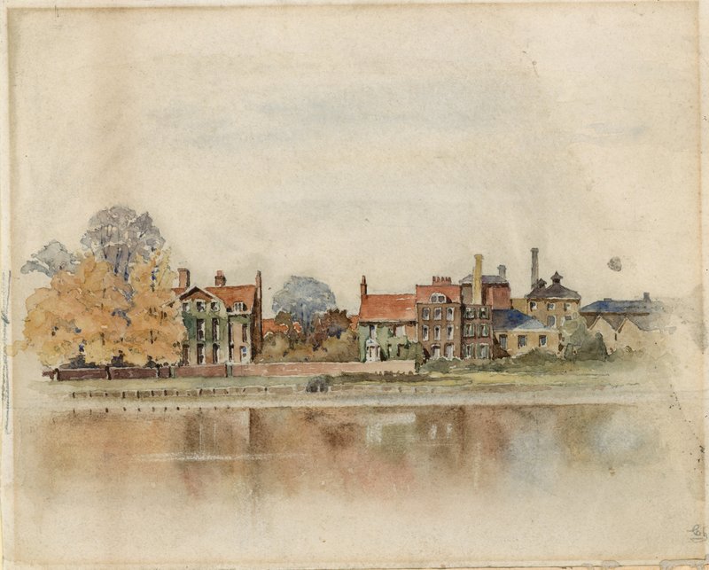 Vista generale di Chiswick Mall da English School