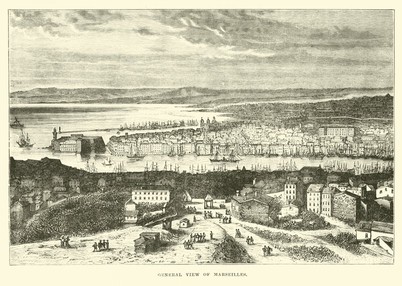 Veduta Generale di Marsiglia da English School