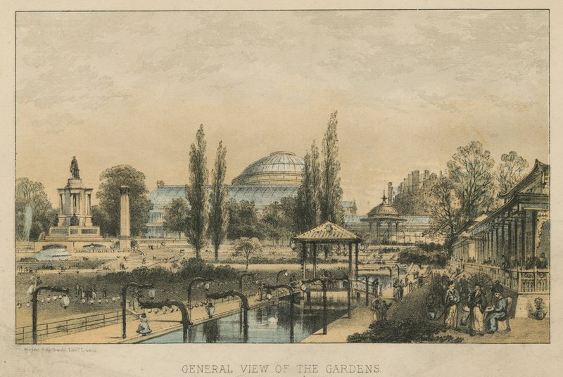 Vista generale dei Giardini Orticoli da English School