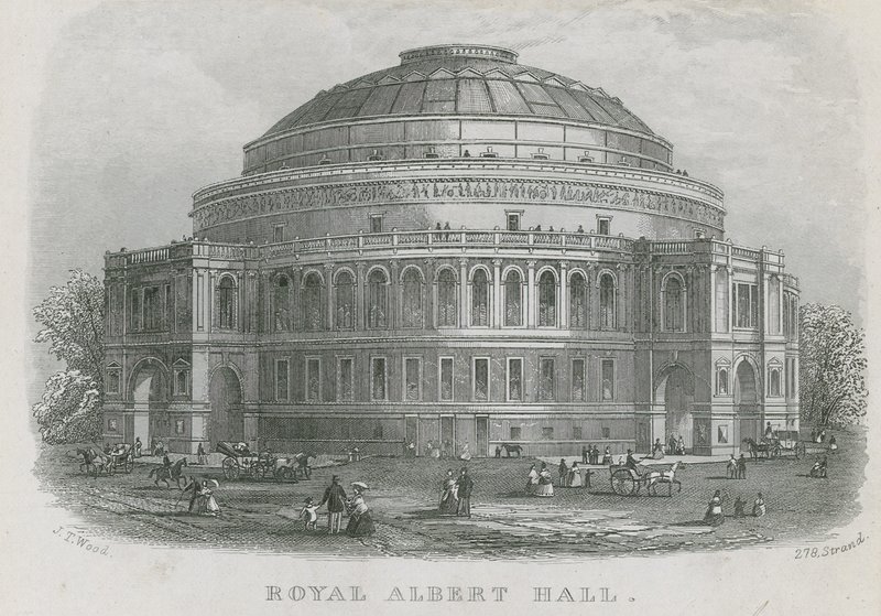 Vista generale della Royal Albert Hall da English School