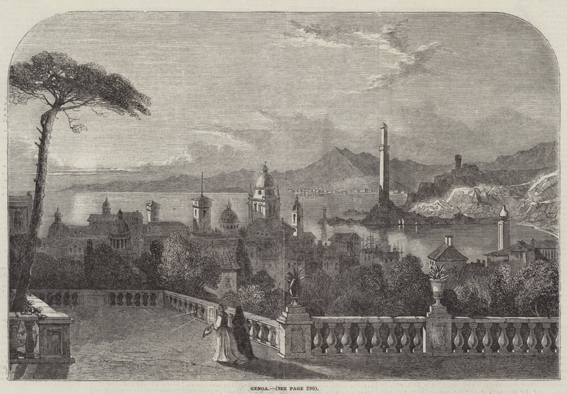 Genova (incisione) da English School
