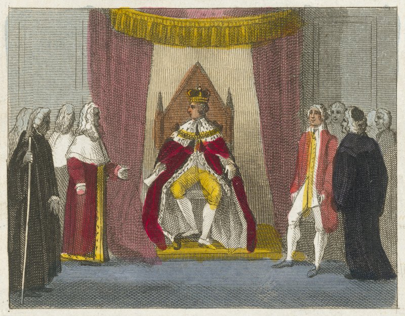 Giorgio III e i giudici da English School