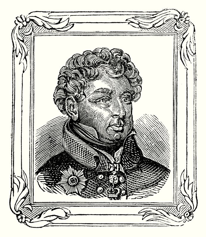 George Augustus Frederick IV, figlio di George III, nato il 12 agosto 1762; proclamato il 31 gennaio 1820; e incoronato il 19 luglio 1821 (incisione) da English School