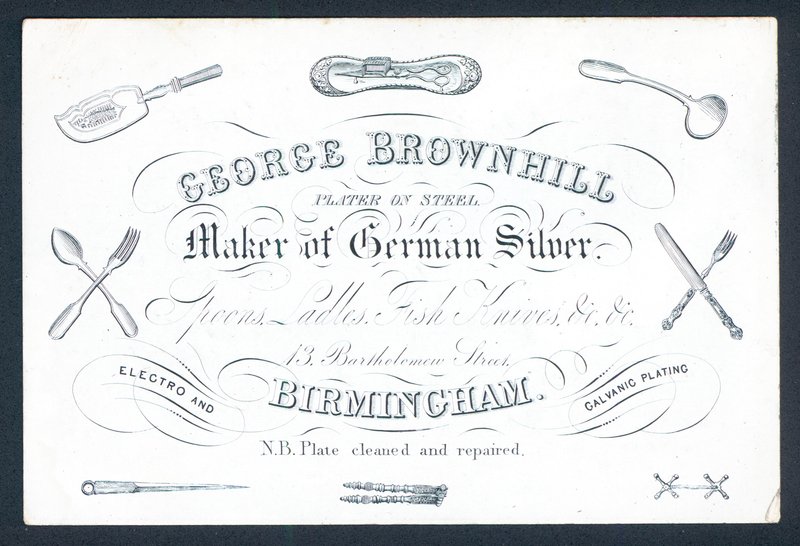George Brownhill, produttore di argento tedesco da English School