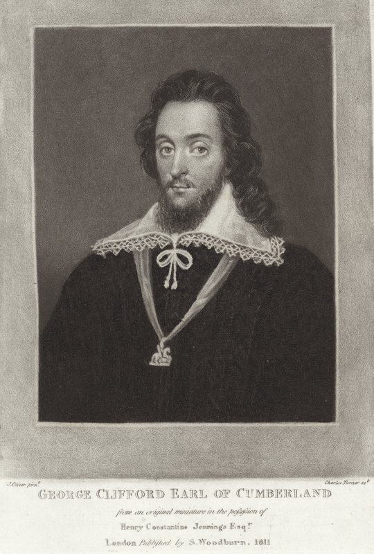 George Clifford Conte di Cumberland da English School