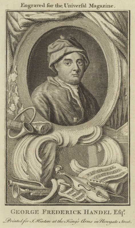 George Frederick Handel Esquire da English School