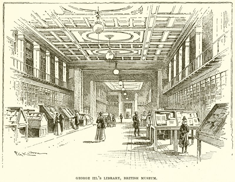 Biblioteca di Giorgio III, British Museum da English School