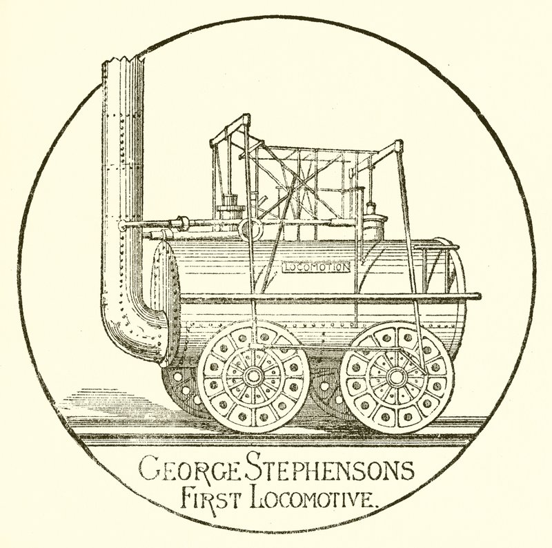 La prima locomotiva di George Stephenson da English School