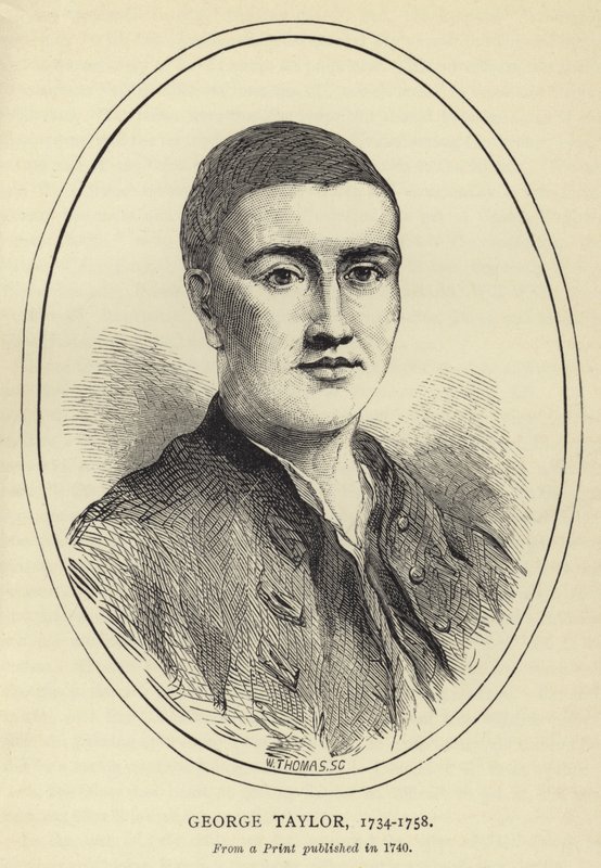 George Taylor, 1734-1758, da una Stampa pubblicata nel 1740 da English School
