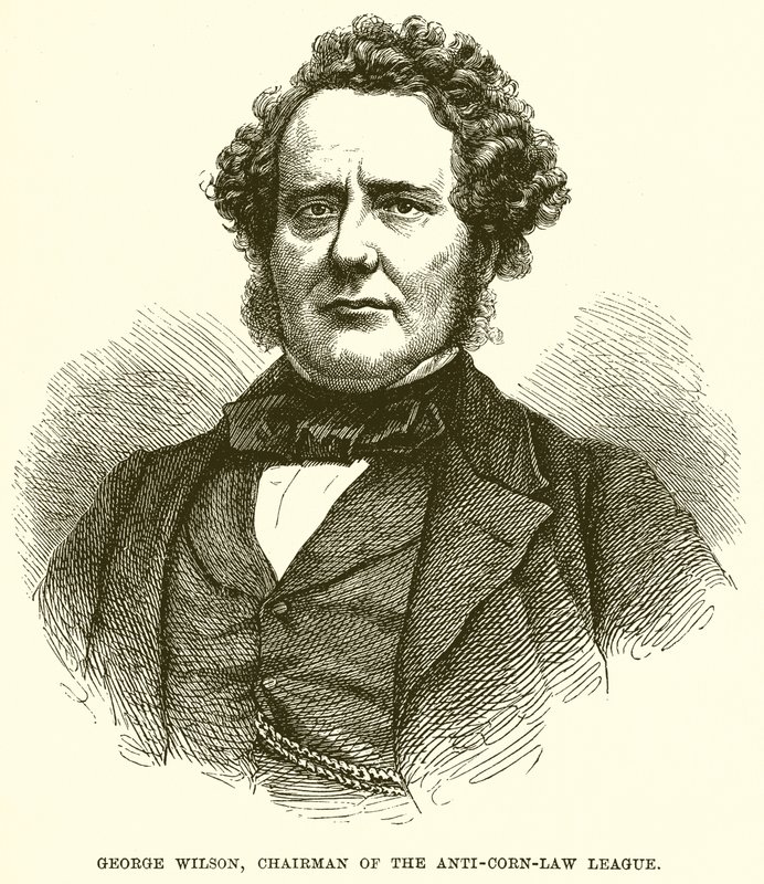 George Wilson, presidente della Anti-Corn-Law League da English School