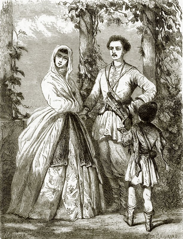 Costumi georgiani da English School