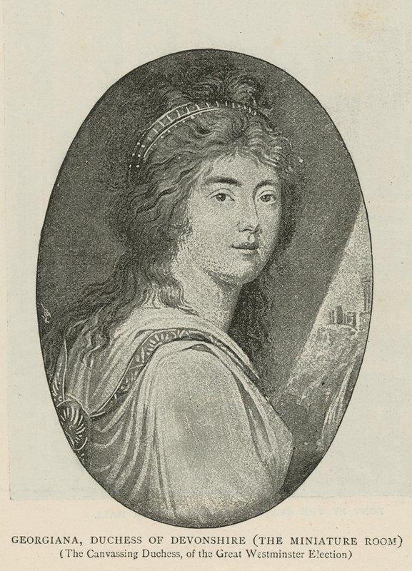 Georgiana, Duchessa di Devonshire da English School