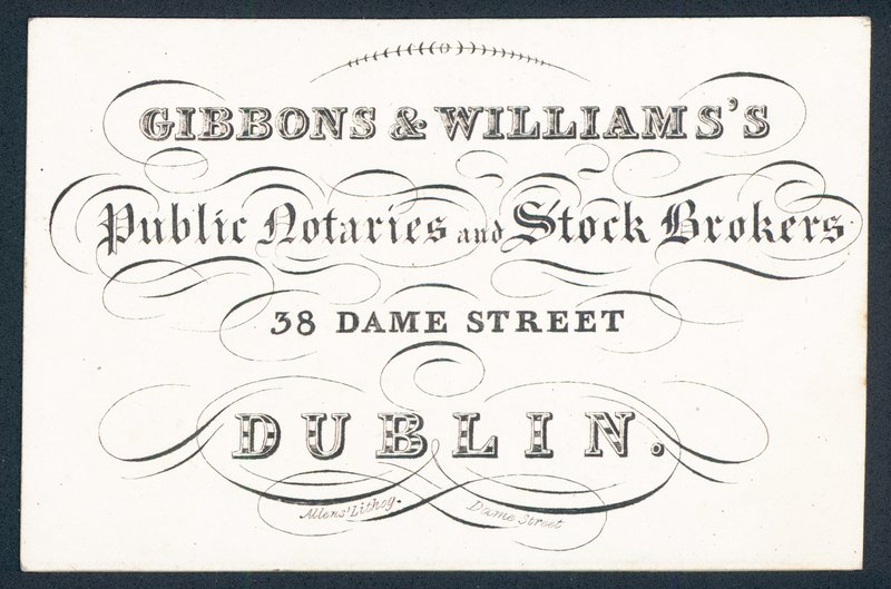 Gibsons & Williams, notai pubblici e agenti di borsa da English School