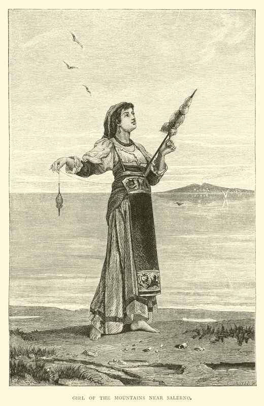 Ragazza delle montagne vicino a Salerno da English School