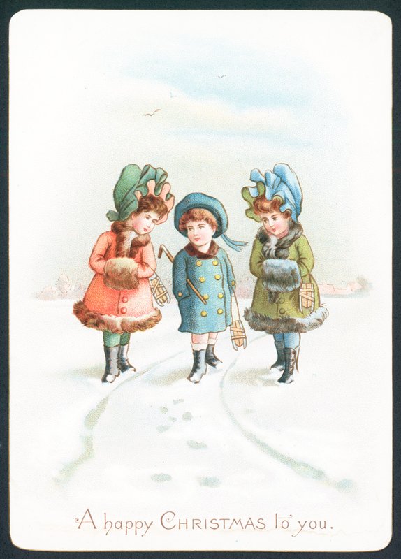 Ragazze che camminano nella neve da English School