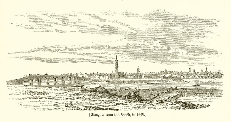 Glasgow dal sud, nel 1660 da English School