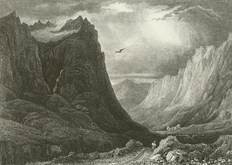 Glencoe, guardando giù il passo da English School