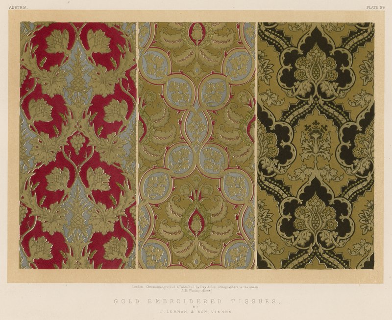 Tessuti Ricamati in Oro da English School