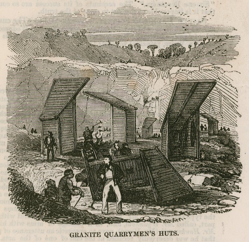 Capanni dei Cavatori di Granito, Rubislaw, Aberdeen da English School