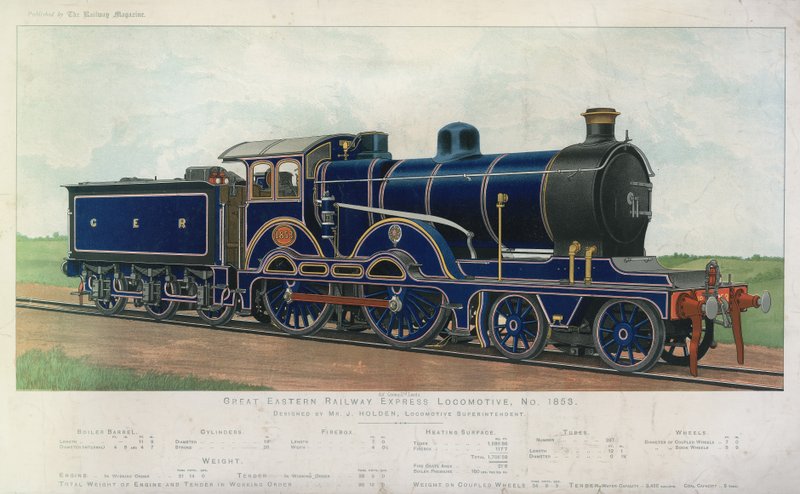 Locomotiva espressa della Great Eastern Railway da English School