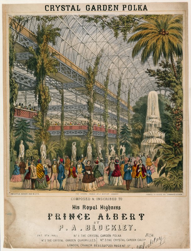 Grande Esposizione, 1851, Crystal Garden Polka da English School