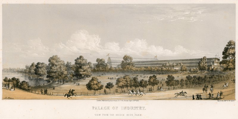 Grande Esposizione, 1851, Dal Ponte, Hyde Park da English School