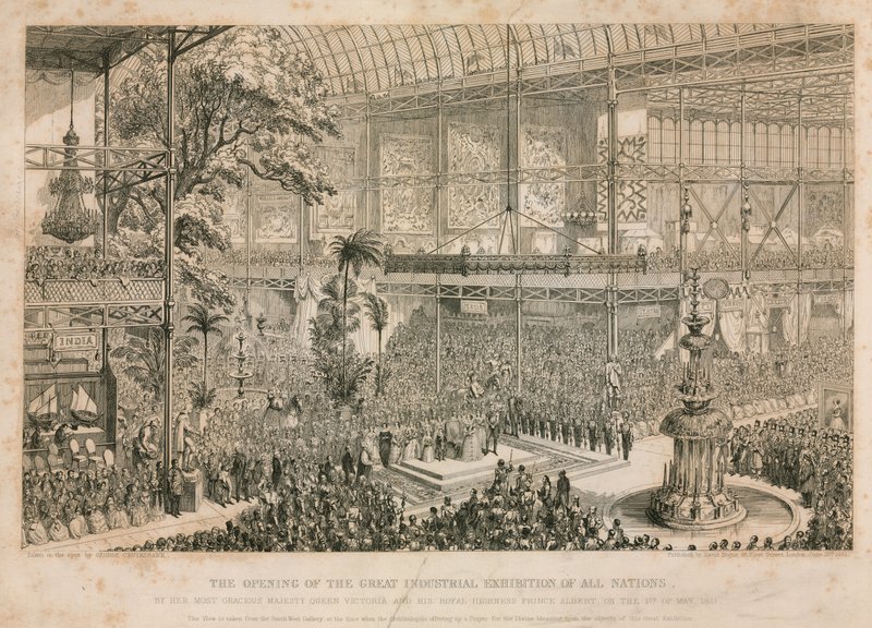 Grande Esposizione, 1851, Apertura il 1 maggio 1851 da English School