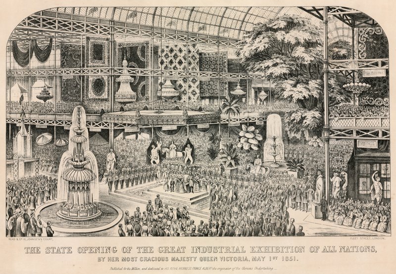 Grande Esposizione, 1851, Apertura il 1 maggio 1851 da English School