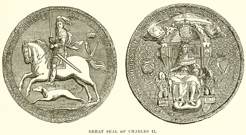 Grande Sigillo di Carlo II da English School