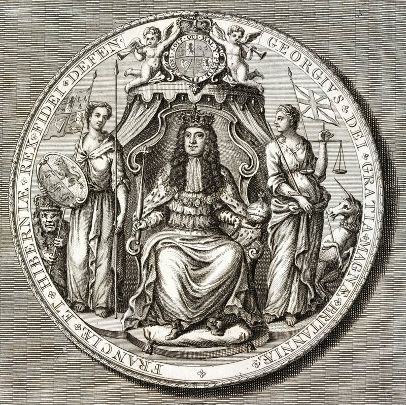 Grande Sigillo di Re Giorgio I da English School