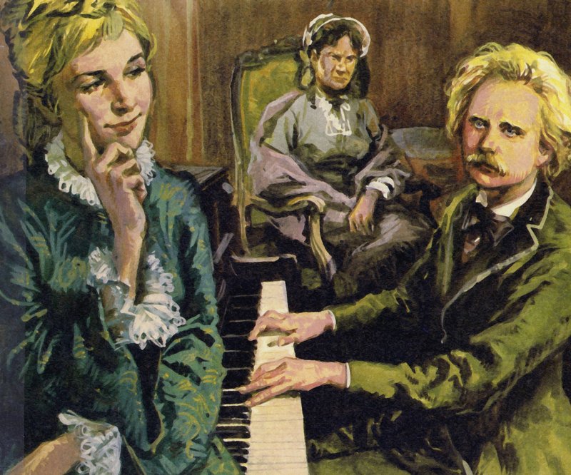 Grieg celebrò il suo fidanzamento con Nina Hagerup componendo Ti Amo da English School