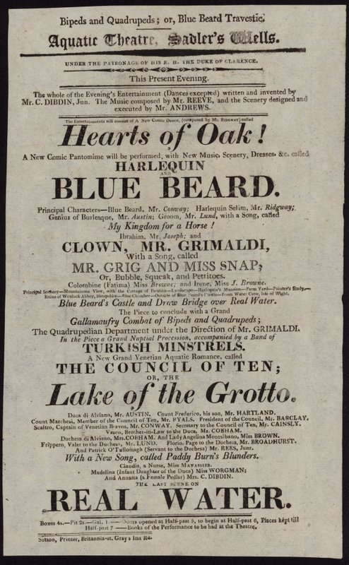 Grimaldi al Teatro Acquatico da English School