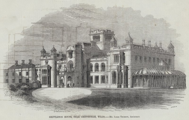Grittleton House, vicino a Chippenham, Wilts da English School