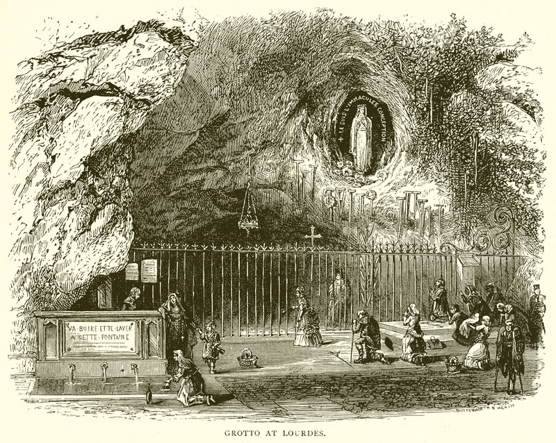 Grotta di Lourdes da English School