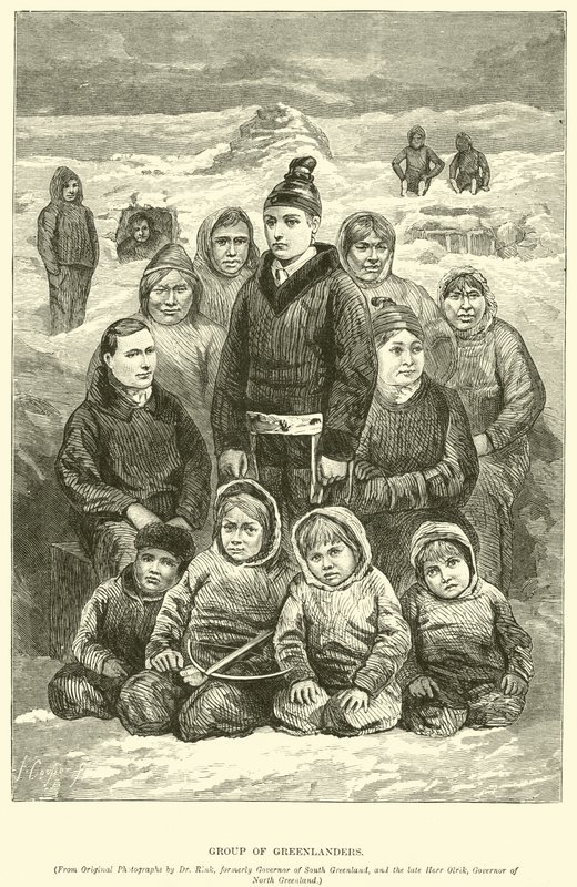 Gruppo di groenlandesi da English School