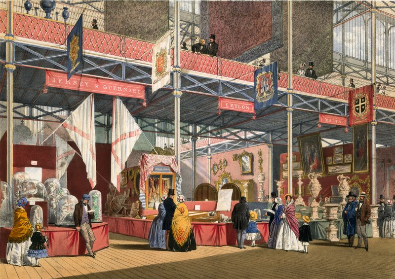 Guerney e Jersey, Malta e Ceylon, Grande Esposizione, 1851 da English School