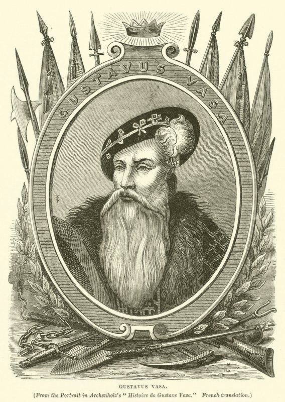 Gustavo Vasa (incisione) da English School