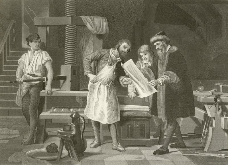 Gutenberg 1400-1468 da English School