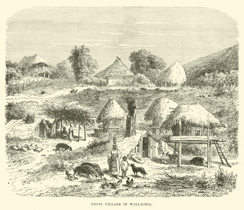 Villaggio zingaro in Valacchia da English School