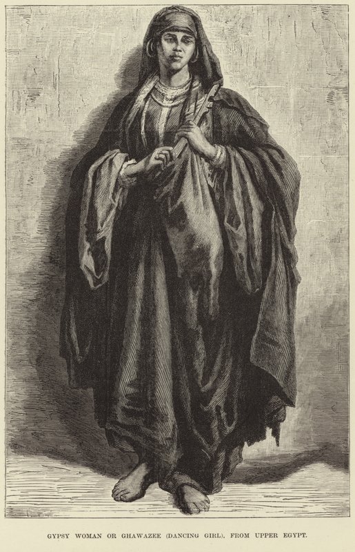 Donna gitana o ghawzee dall