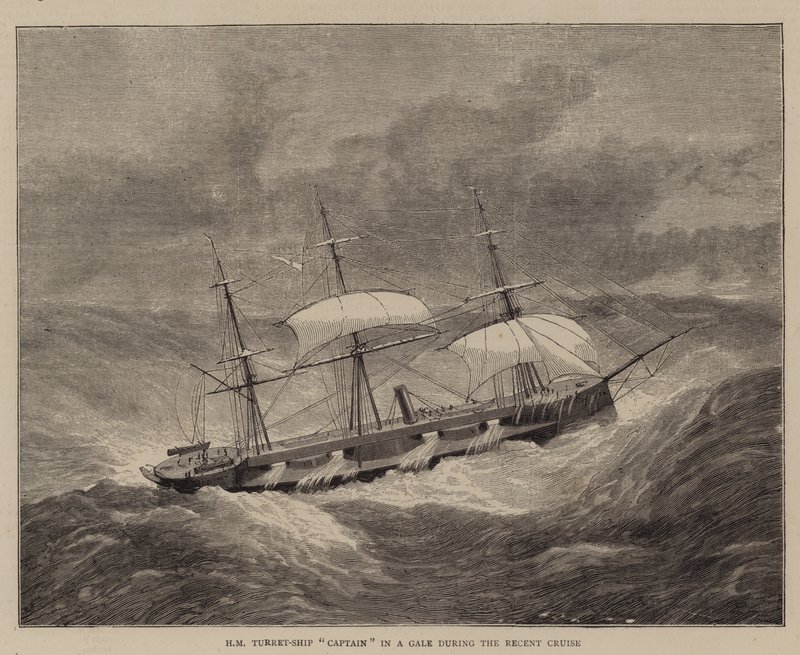 La Nave Torretta "Captain" in una Tempesta durante la Recente Crociera da English School