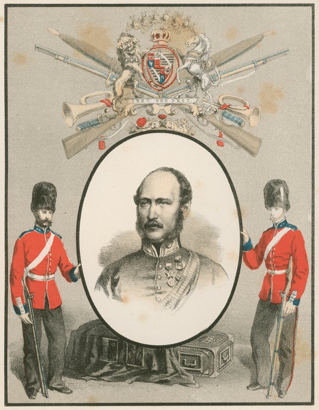 Il defunto principe consorte, colonnello delle guardie granatieri da English School