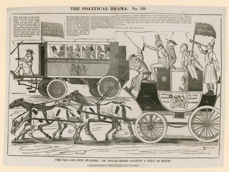 La carrozza a vapore di Hancock da English School